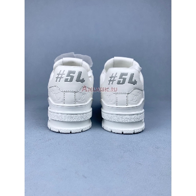 Buy Louis Vuitton LV Trainer Sneaker White Grey White 1AC29Y-2 Quality Reps Replicas Shoes