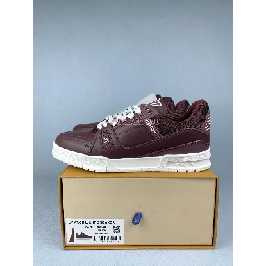 Buy Louis Vuitton LV Trainer Sneaker Bordeaux Burgundy 1AD9WQ Quality Reps Replicas Shoes