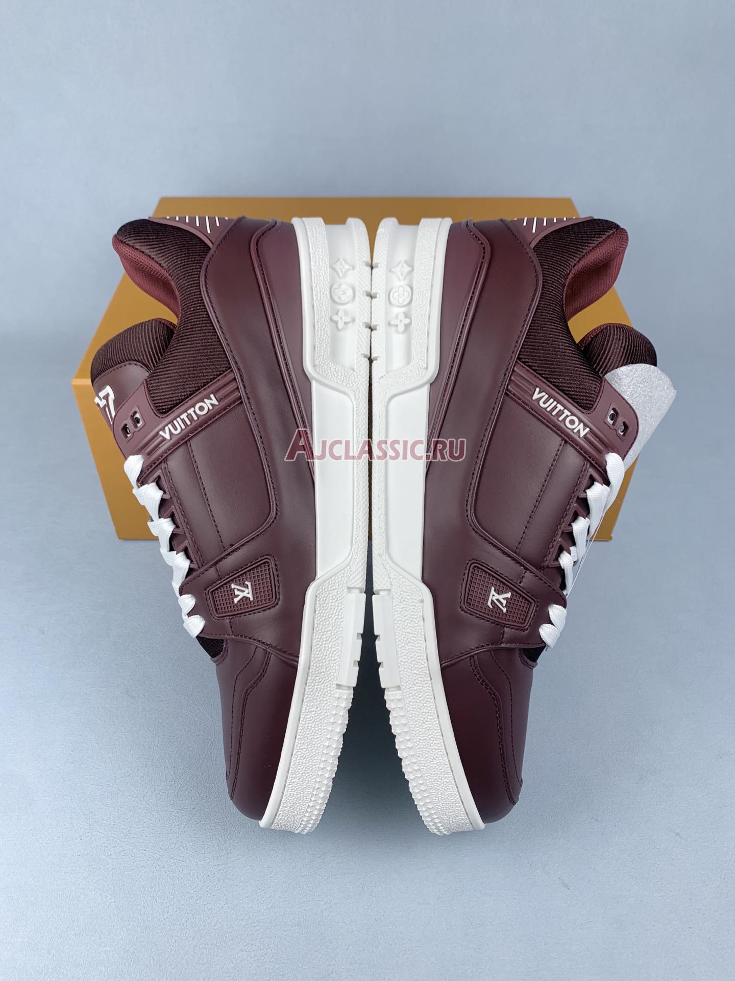 New Louis Vuitton LV Trainer Sneaker "Bordeaux" 1AD9WQ Shoes