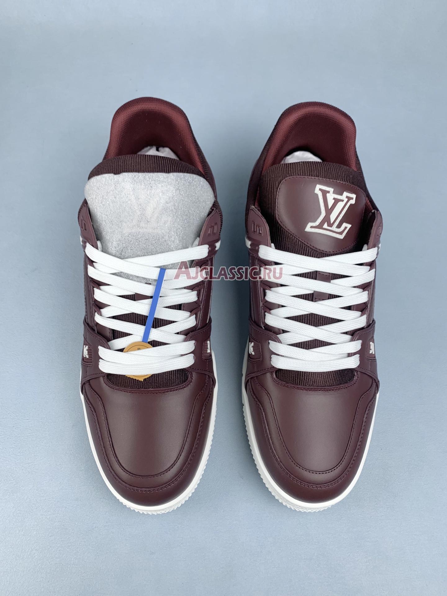 New Louis Vuitton LV Trainer Sneaker "Bordeaux" 1AD9WQ Shoes