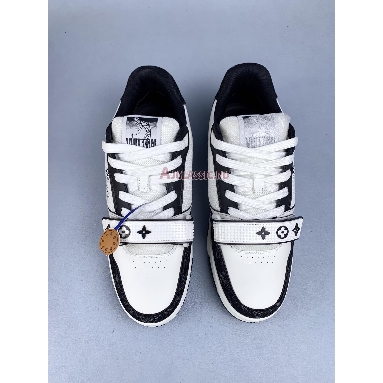 Buy Louis Vuitton LV Trainer Sneaker Black White Black 1ABODG Quality Reps Replicas Shoes