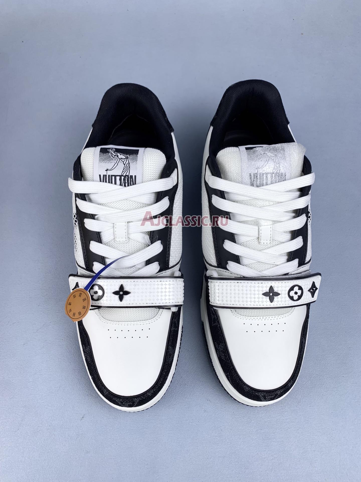 New Louis Vuitton LV Trainer Sneaker "Black White" 1ABODG Shoes