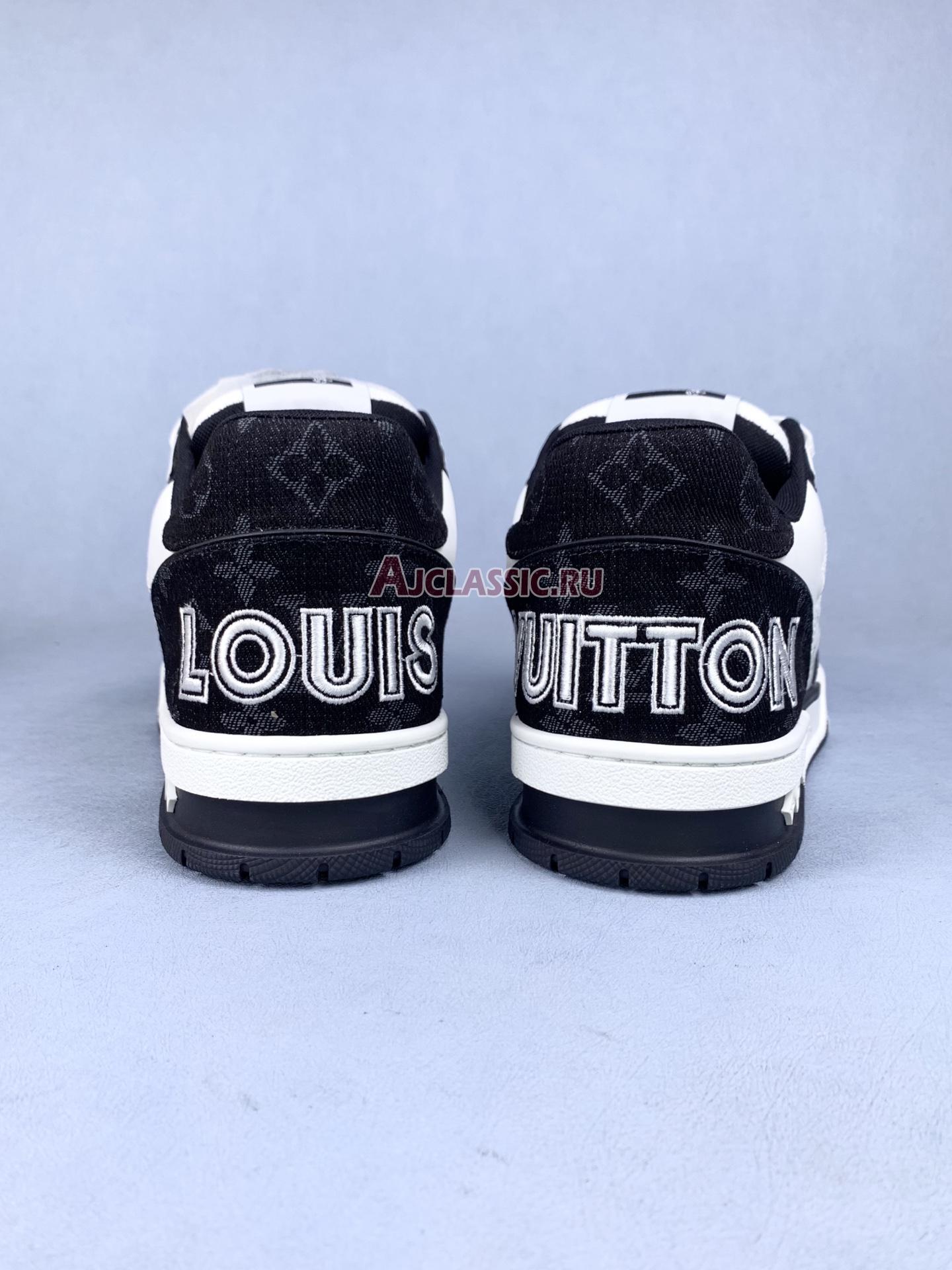 New Louis Vuitton LV Trainer Sneaker "Black White" 1ABODG Shoes