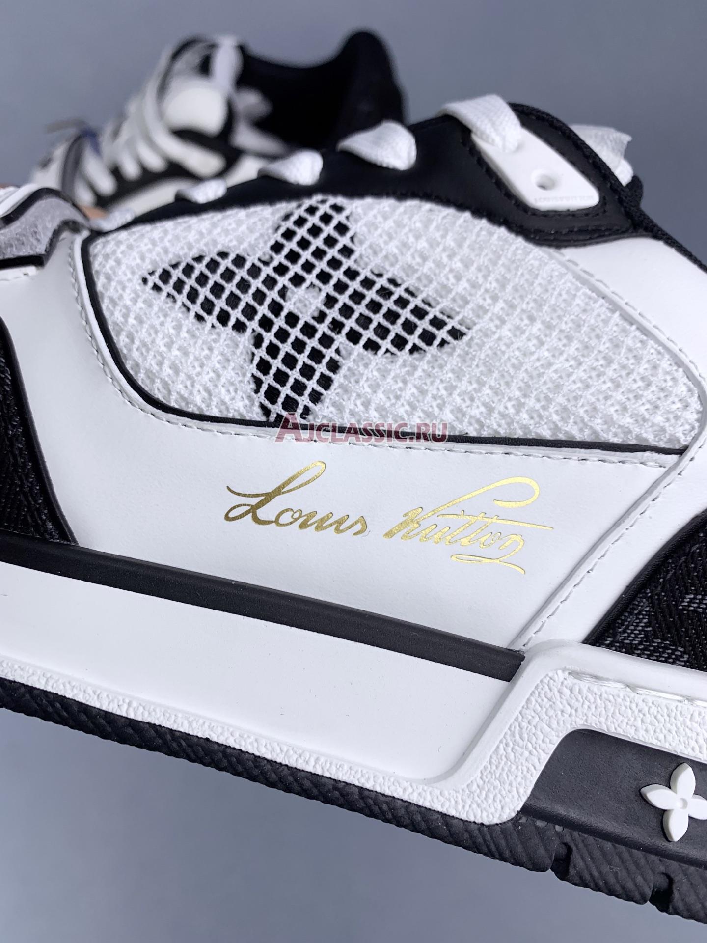 New Louis Vuitton LV Trainer Sneaker "Black White" 1ABODG Shoes