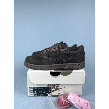 Buy Kids Travis Scott x Air Jordan 1 Retro Low OG SP PS Velvet Brown Brown DO5442-202 Quality Reps Replicas Shoes