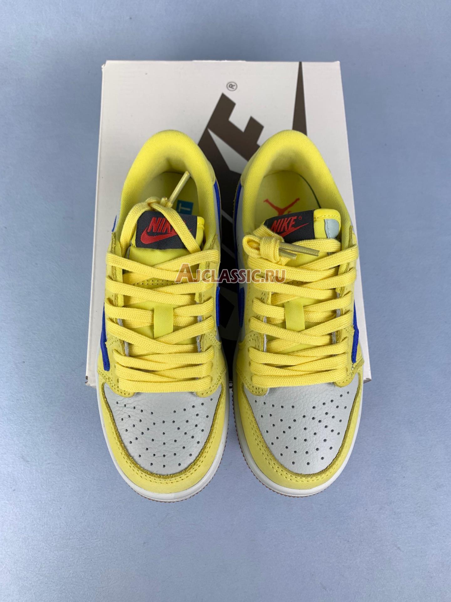 New Kids Travis Scott x Air Jordan 1 Retro Low OG SP PS "Canary" DZ5909-700 Shoes