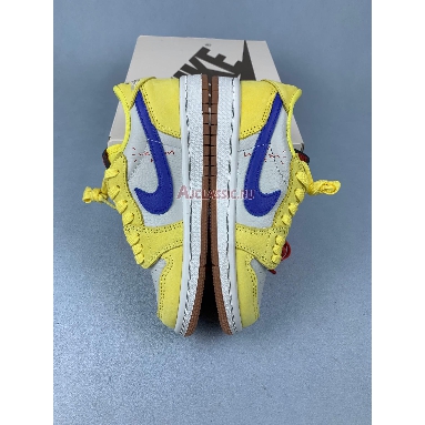 Buy Kids Travis Scott x Air Jordan 1 Retro Low OG SP PS Canary Yellow DZ5909-700 Quality Reps Replicas Shoes