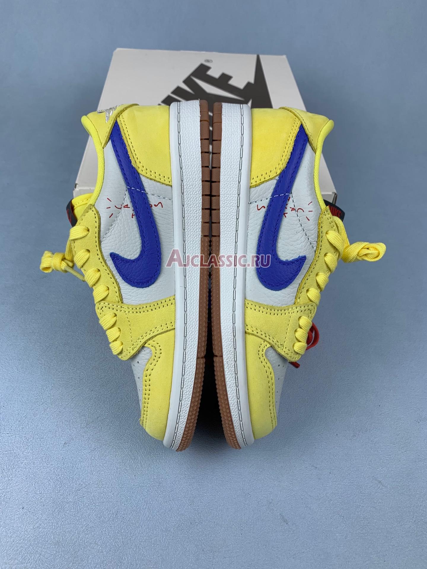 New Kids Travis Scott x Air Jordan 1 Retro Low OG SP PS "Canary" DZ5909-700 Shoes