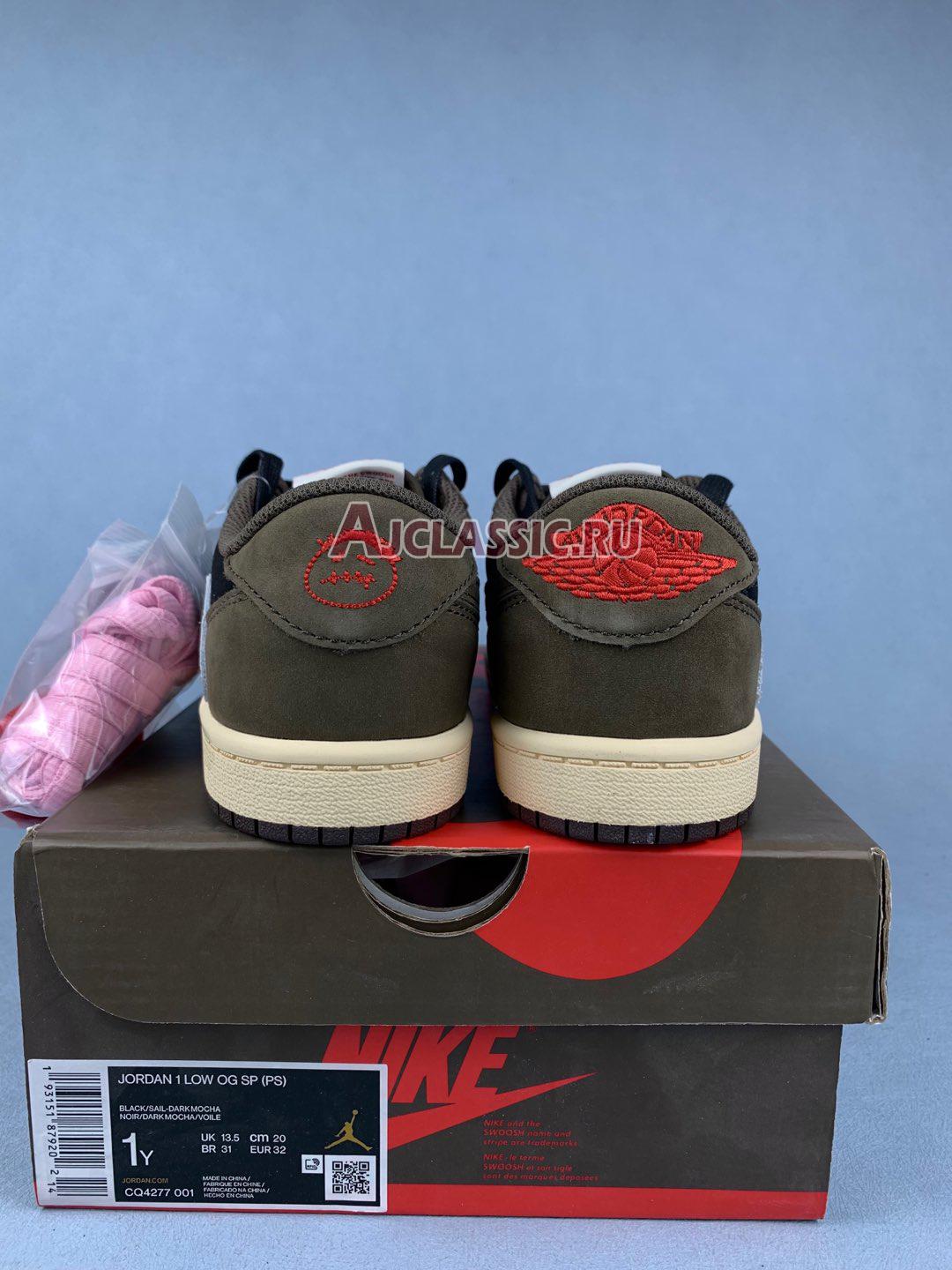 New Kids Travis Scott x Air Jordan 1 Retro Low OG SP PS "Mocha" CQ4277-001-3 Shoes