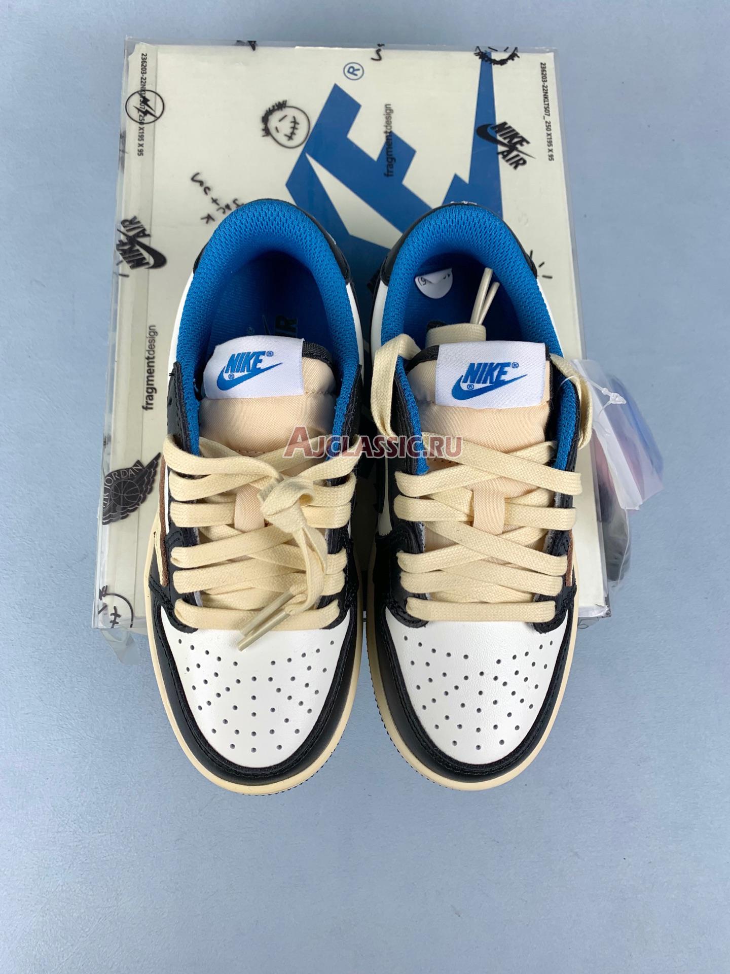 New Kids Fragment Design x Travis Scott x Air Jordan 1 Retro Low OG SP PS "Military Blue" DM7866-140-3 Shoes