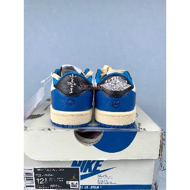 Buy Kids Fragment Design x Travis Scott x Air Jordan 1 Retro Low OG SP PS Military Blue Blue DM7866-140-3 Quality Reps Replicas Shoes