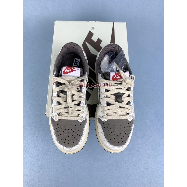 Buy Kids Travis Scott x Air Jordan 1 Retro Low OG PS Reverse Mocha Brown DO5442-162 Quality Reps Replicas Shoes