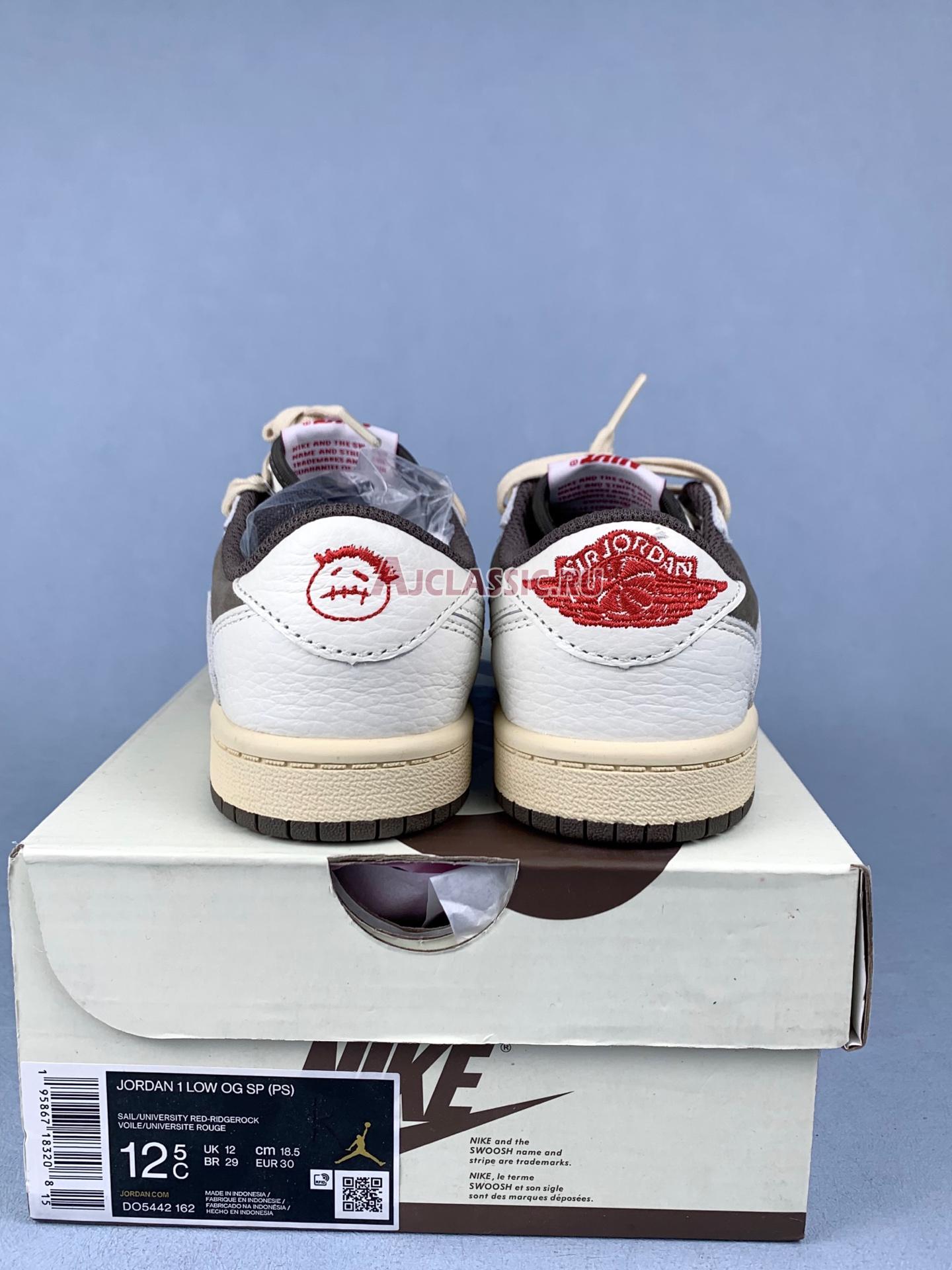 New Kids Travis Scott x Air Jordan 1 Retro Low OG PS "Reverse Mocha" DO5442-162 Shoes