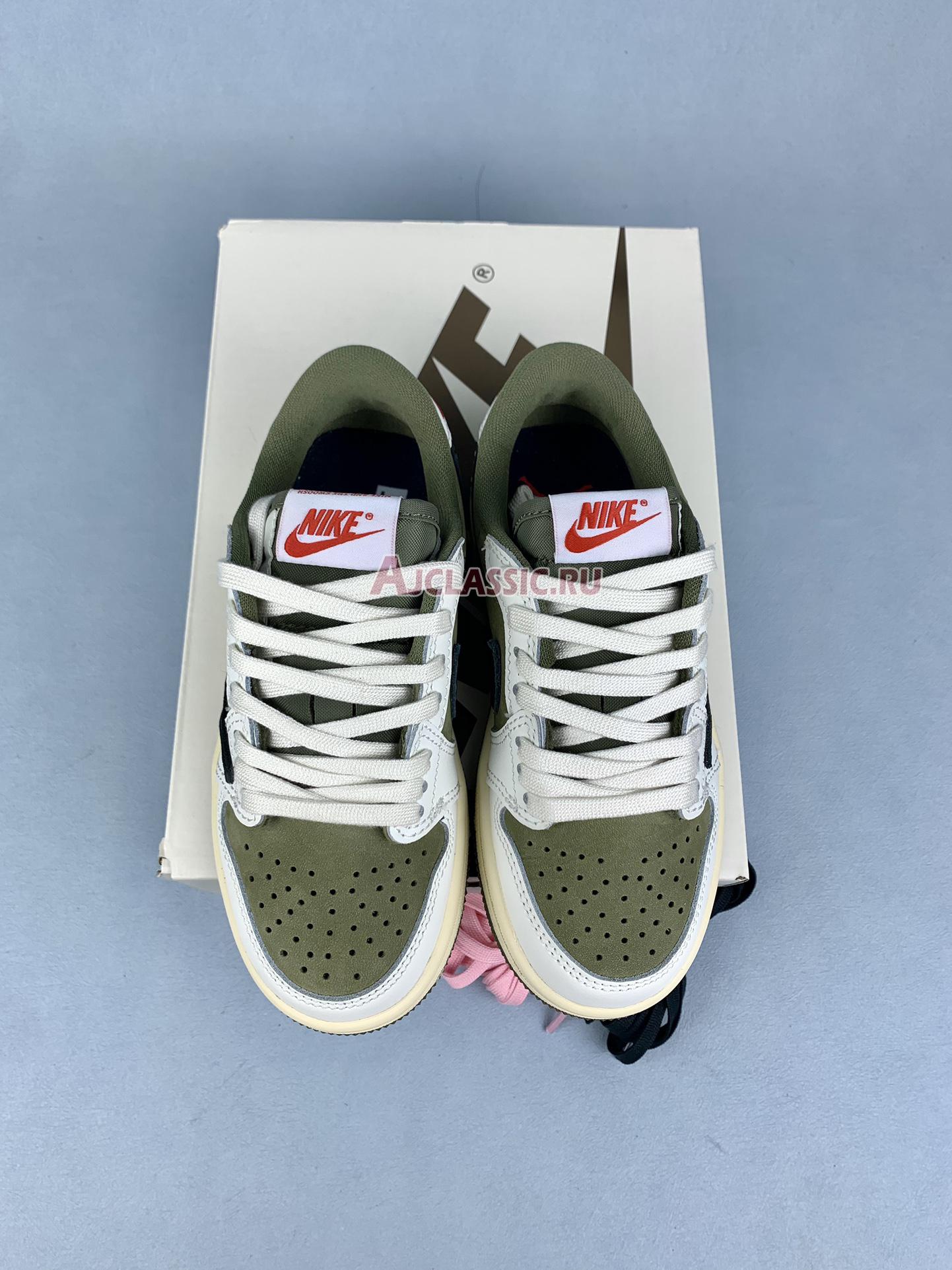 New Kids Travis Scott x Air Jordan 1 Retro Low OG SP PS "Reverse Olive / Medium Olive" DO5442-200 Shoes