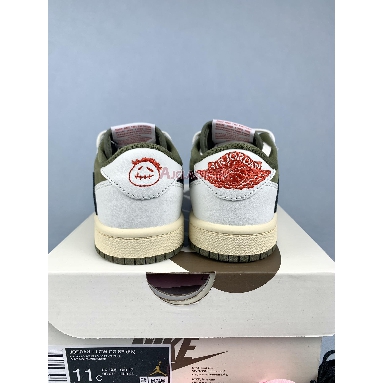 Buy Kids Travis Scott x Air Jordan 1 Retro Low OG SP PS Reverse Olive / Medium Olive Green DO5442-200 Quality Reps Replicas Shoes