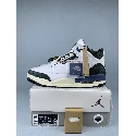 New Air Jordan 3 Retro OG SP "A Ma Maniere Diffused Blue" HV8571-100 Shoes